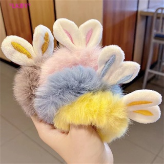 Luckybabys&gt; Cute Sweet Rabbit Ears Hair Rope Candy Color Elastic Hair Bands Girls Hair Accessories new