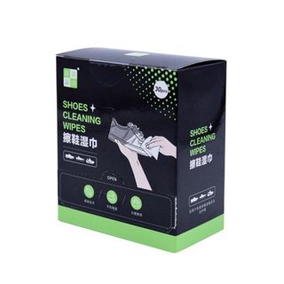 Shoes Cleaning Wipes ผ้าเช็ดรองเท้า ผ้าเปียกเช็ด รองเท้า ช่วยขจัดคราบ ทำความสะอาดรองเท้า ทิชชู่เช็ดรองเท้า T2329