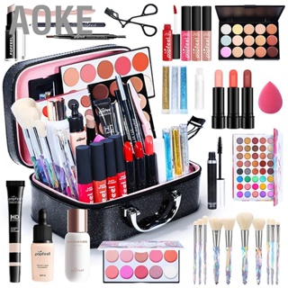 Aoke [Yue Xinghui] (unprocessed intellectual property) 1 set of 35-piece makeup set for beginners full set of light makeup gift box cosmetics combination makeup set (KIT014 set as shown in the picture) (Ey