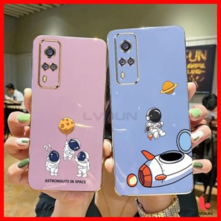 เคส Vivo Y51 Y51S Y31 Y30 Y50 Y35 Y33S Y33T Y21 Y21S Y21T Y71 Y81 Y81i Y91 Y91i Y93 Y95 Astronaut Soft Case 2B-XQ