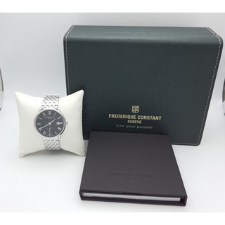 นาฬิกา FREDERIQUE CONSTANT MENS FC-245BR5S6B SLIMLINE 39 MM QUARTZ พร้อมกล่อง (ใหม่)