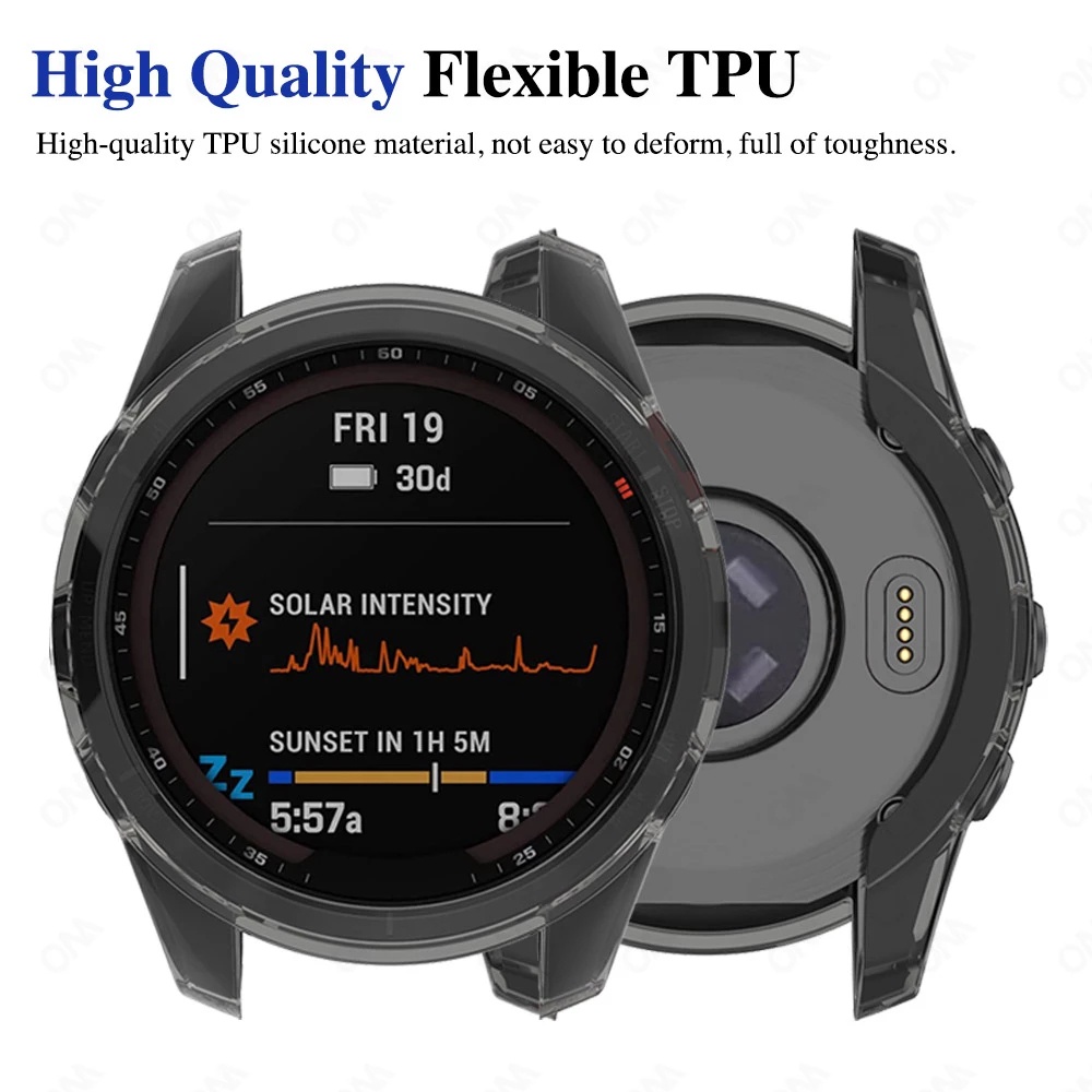 Dxgdoo เคสใส แบบนิ่ม สําหรับ Garmin Tactix 7 Pro Garmin Enduro 2 Fenix 7X 7 7S 6X 5X 6 5Plus