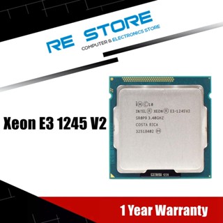 【พร้อมส่ง】intel Xeon E3 1245 V2 Quad Core โปรเซสเซอร์ CPU 3.4GHz LGA 1155 8MB sr0p9