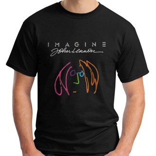 Qiuy5 {พร้อมส่ง เสื้อยืดผ้าฝ้าย 100% พิมพ์ลาย IMAGINE BEATLES พลัสไซซ์ ไซซ์ XS-6XL สําหรับผู้ชาย