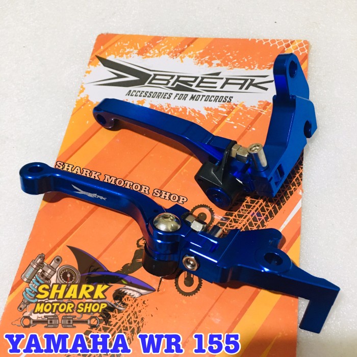 Xbreak FOLDING HANDEL WR155 CRF150 CNC XBREAK FOLDING HANDEL - WR150 BLUE