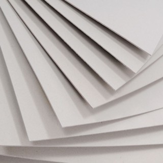 กระดาษอัดแข็ง กระดาษแข็ง สีเทา ความหนา 4มม.