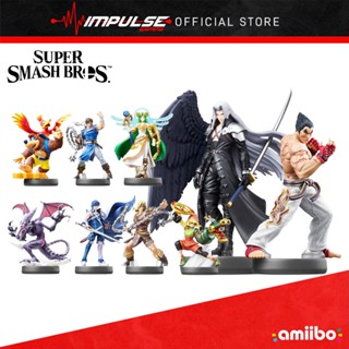 Amiibo Super Smash Bros Series - Pyra &amp; Mythra, Terry, Byleth, Wario, Chrom, Simon, Ridley, Min Min, Sephiroth, Kazuya