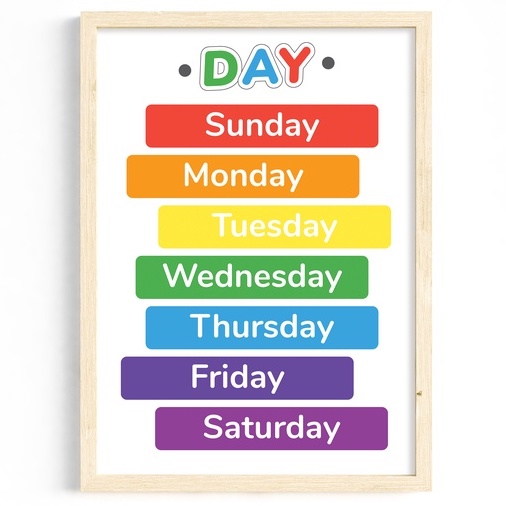 โปสเตอร์เด็ก Days SIZE A4 A3