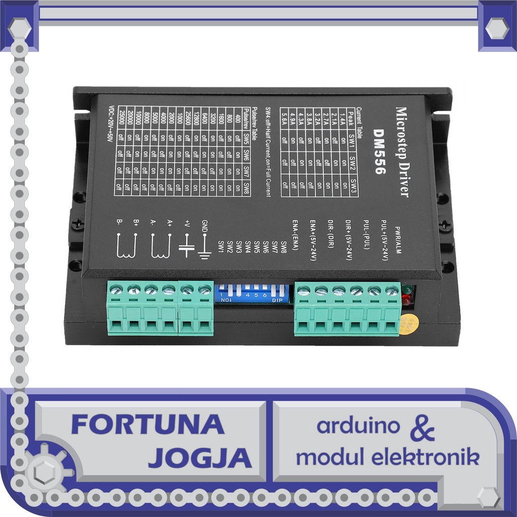 DM542 DM556 2 เฟส Stepper Motor Driver Nema 34 42 57 Stepper Control