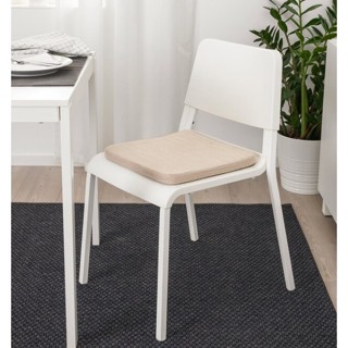 IKEA HILLARED แผ่นรองนั่ง สีครีม 36x36x3.0 ซม