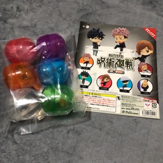 Set6 🇯🇵 Jujutsu Kaisen Gashapon PUTITTO มหาเวทย์ผนึกมาร กาชาปองเกาะแก้ว gachapon yuji megumi nobara gojo sukuna