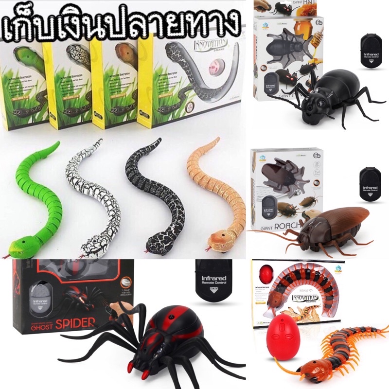 งูบังคับ งูรีโมทบังคับ ตะขาบ มด แมงมุม แมลงสาปบังคับ เลื้อยได้เสมือนจริง