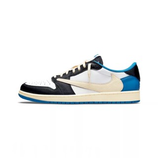 รองเท้าลำลอง Travis Scott x Fragment Design x Air Jordan 1 Low OG SP ของแท้ 100% ที่แนะนำ