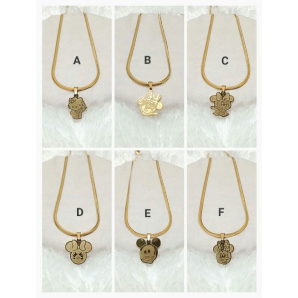 LTR010. สร้อยคอไทเทเนียมเด็กสแตนเลส 35 ซม