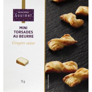 MONOPRIX GRUYERE PASTRY 75G.