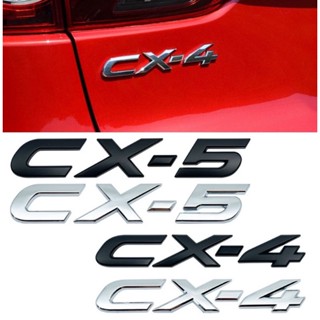 ราคาต่อ 1 ชิ้น โลโก้ตัวอักษร มาสด้า รุ่น ซีเอ็กซ์ ขนาด 15.9 * 2.5 cm Mazda CX-4 CX-5 CX-30 SKYACTIV Emblem Badge