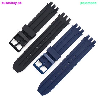 SWATCH สายนาฬิกาข้อมือซิลิโคน 18 มม. สําหรับ SUIB400 SUIK400 1207