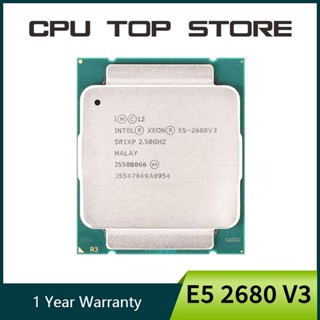 ซ็อกเก็ตโปรเซสเซอร์ CPU Intel exwg【Qalerumferramen】 Intel e5 2680 V3 2.5GHz 30MB 12core 120W LGA 2011-3 sr1xp