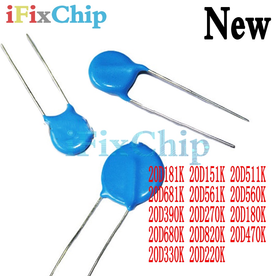 10pcs ยี่ห้อใหม่ 20D181K 20D151K 20D511K 20D681K 20D561K 20D560K 20D390K 20D270K 20D180K 20D820K 20D