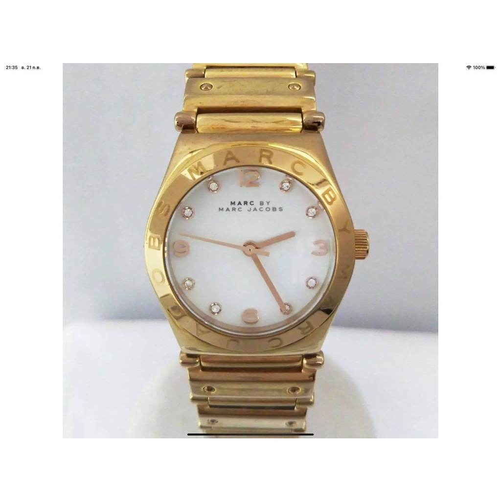 นาฬิกา MARCH JACOBS WOMEN'S MBM8559 QUARTZ พร้อมกล่อง (ใหม่)