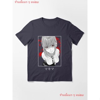 เสื้อเบลาส์ New Chainsaw Man - Makima T-Shirt เสื้อยืดพิมพ์ลาย เสื้อยืดลายการ์ตูน คอกลม  แฟชั่น Unisexเสื้อยืดเสื้อ_36