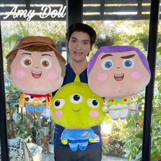 หมอนซุกมือ Toy Story วูดดี้ บัซไลท์เยียร์ กรีนแมน [ของแท้]