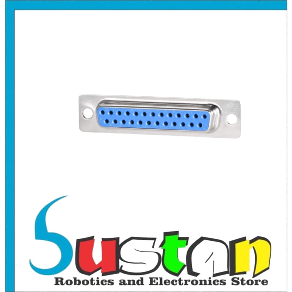 DB25 หญิง SERIAL PORT CONNECTOR DB 25 หญิง SOLDER 25 PIN CABLE