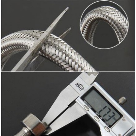 สายน้ำดีชักโครก สายน้ำดีสแตนเลส สำหรับชักโครก ขนาด 1/2