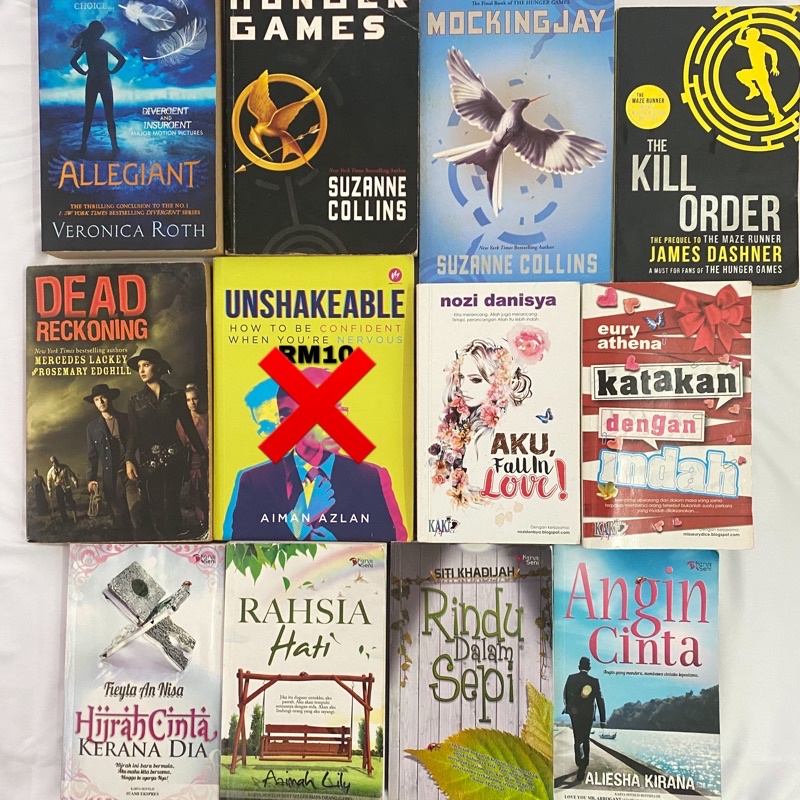 สั่งซื้อล่วงหน้า NOVEL MELAYU / ENGLISH NOVEL