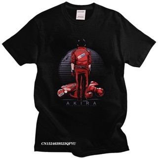 Vintage Highway Tetsuo Akira Tee Men Japanese Anime Neo Tokyo Camisas Men Manga Shotaro Kaneda T-Shirt Cotton Tops Gift