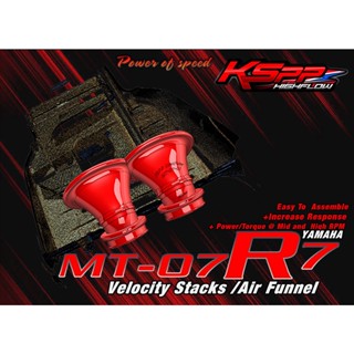 ปากแตรMT-07 ปากแตรR7  Velocity stack MT-07 KSPP