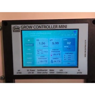 Grow controller mini 85cc  ตั้งเวลาเปิดปิดแสง ปรับค่าEC/pH ของน้ำอัตโนมัติ