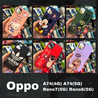 พร้อมส่ง จากไทย Oppo Reno7(5G) Reno8(5G) A74(4G) A74(5G) เคสงานกำมะหยี่ ขอบโครเมี่ยม กันรอย กันกระแทก