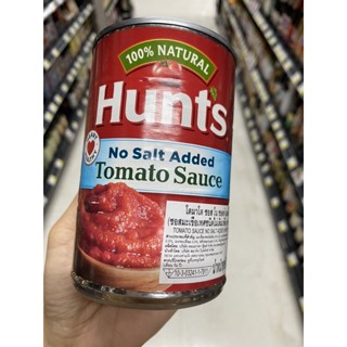 Tomato Sauce No Salt Added ( Hunt’s Brand ) 425 G. ซอสมะเขือเทศ ชนิดไม่เติมเกลือ ( ตรา ฮันท์ส )