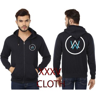 Jsyc ขายดี เสื้อกันหนาว มีฮู้ดดี้ แต่งซิป ลาย Alan Walker 1 Distro สไตล์ฮิปฮอป ของขวัญวันขอบคุณพระเจ้า สําหรับผู้ชาย GS