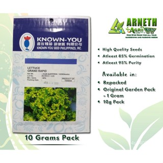 ผลิตภัณฑ์ใหม่ เมล็ดพันธุ์ จุดประเทศไทย ❤LETTUCE GRAND RAPID SEEDS BY KNOWN YOU 10 GRAMSเมล็ดอวบอ้วน 100% รอคอยที/กะเพรา