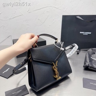 ☾◆◊[พร้อมกล่อง] YSL CASSANDRA Mini Bag Classic Top-hand Messenger Bag