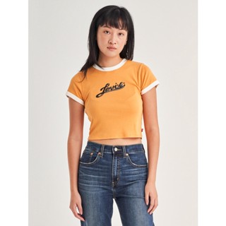 Levis® Womens Graphic Ringer Mini T-Shirt