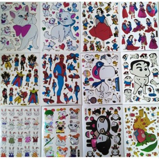 #สติ๊กเกอร์การ์ตูน#สโนไวท์#Spiderman#ชินจัง#Pokemon#Snoopy#แมวMARIE#ดราก้อนบอล#Pucca#แฮมทาโร่#ดิจิมอน *สะท้อนแสงทุกแบบ*