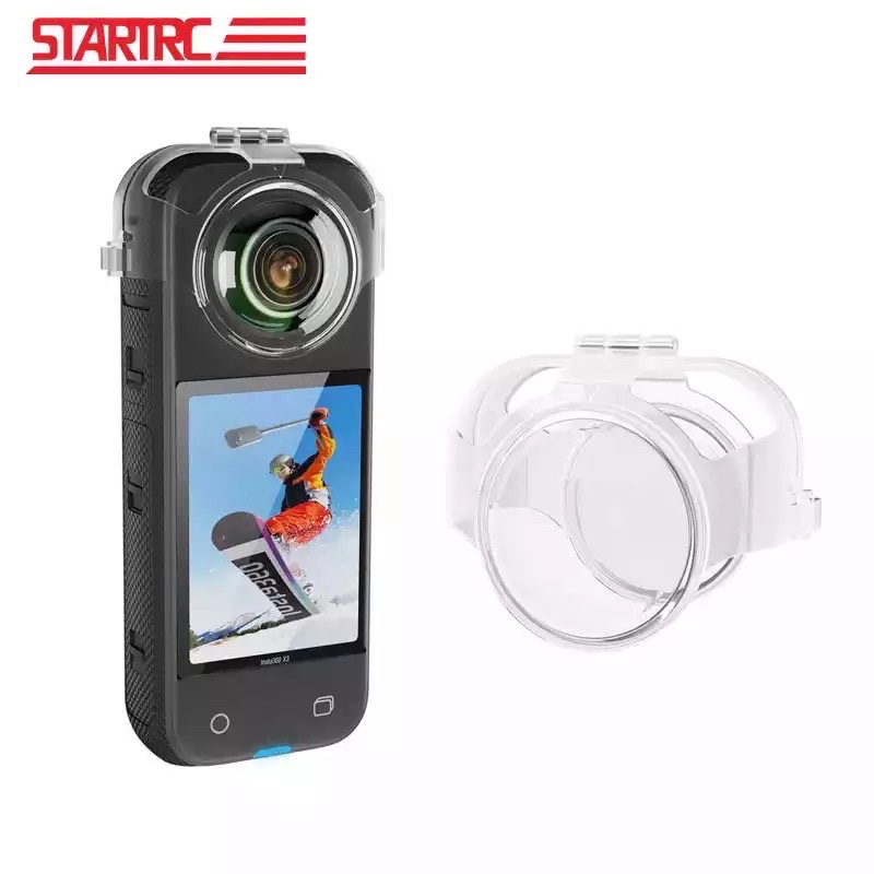 STARTRC For Insta360 X3 Lens Guard Protective Cover Anti-scratch for Insta360 One X3 Action Camera Transparent Cover