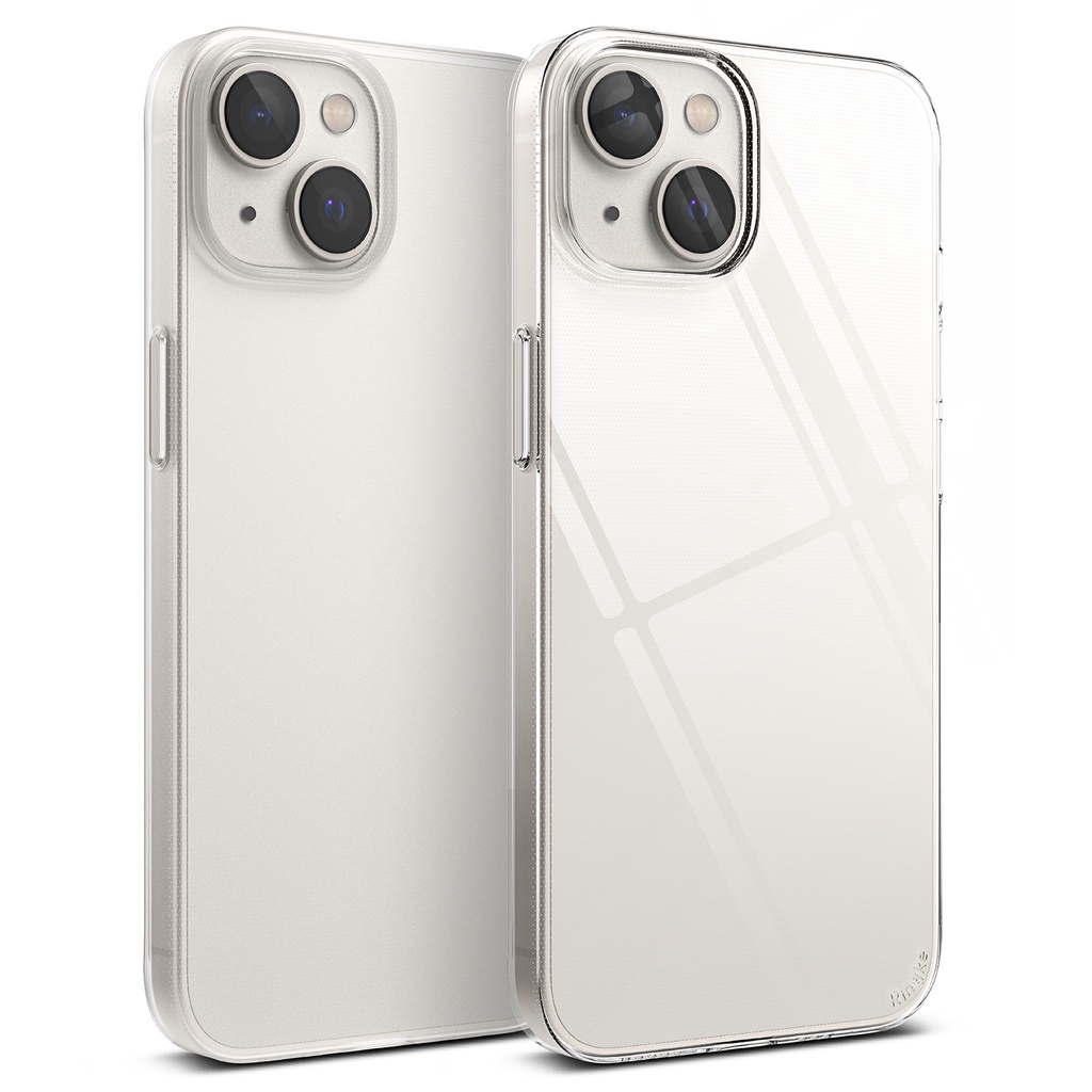 Ringke Slim เข้ากันได้สำหรับ iPhone 14 Plus 14 Ringke Case บางเฉียบโปร่งใส อัลติเมททินฮาร์ดพีซี ฝาครอบโทรศัพท์แบบเคลือบผิวแบบยกขอบแบบยกขึ้น