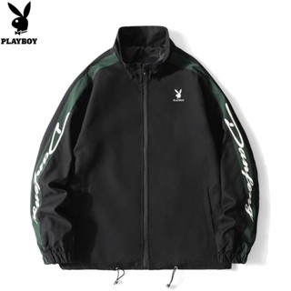 PLAYBOY JACKET Mens New Long Sleeve Stand Neck Casual Jacket