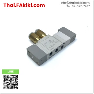 พร้อมส่ง,(C)Used, SYA3320-M5 5 port air operated valve ,วาล์วควบคุมอากาศ 5 พอร์ต สเปค Rc,M5X0.8 ,SMC (66-005-123)