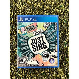 แผ่นเกม ps4 มือหนึ่ง / Just Sing / zone all