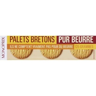 Palet Breton Monoprix 125 G.