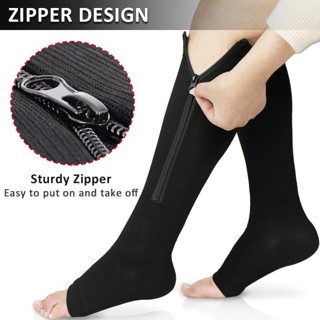 Zip sox ถุงเท้าช่วยลดการเกิดเส้นเลือดขอด ลดอาการเมื่อยล้าเท้าจากการเดินหรือยืนเป็นเวลานานๆ