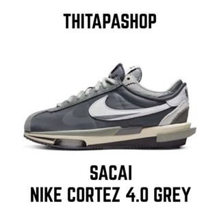 SACAI X NIKE CORTEZ 4.0 GREY