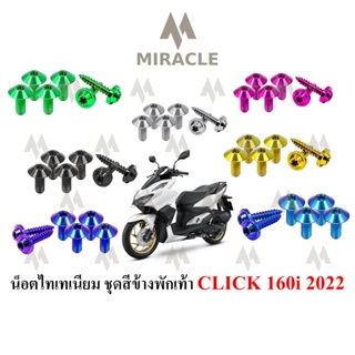 CLICK160 ชุดสีข้างพักเท้า