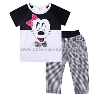 STPG-642-LZ ชุดเซ็ทเด็กผู้หญิง Mickey Size-90 (1-2Y)