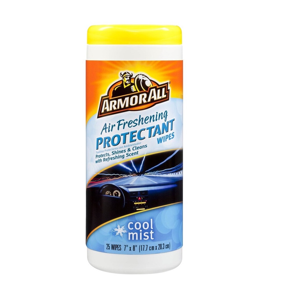 ARMORALL กระดาษเช็ดเคลือบเงา กลิ่นคูลมิสส์ รุ่น AA78509/1 (25 ชิ้น/กระป๋อง)